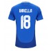 Itálie Nicolo Barella #18 Domácí Dres ME 2024 Krátkým Rukávem